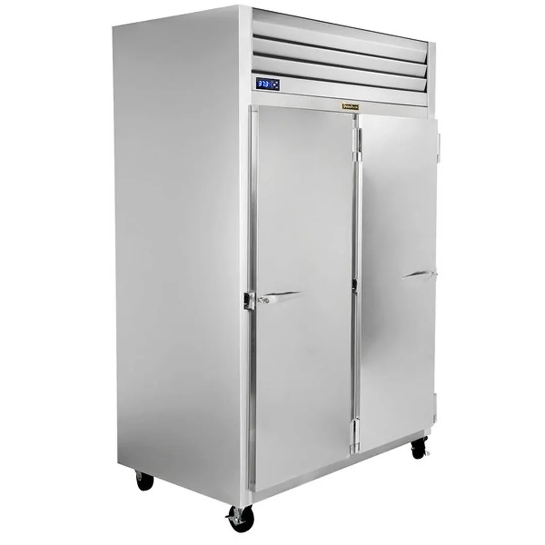 Traulsen G20011 52" 2-Section Reach-In Refrigerator w/ 2 Solid Doors (hinged right/left), Top Mount, 46 cu. ft.