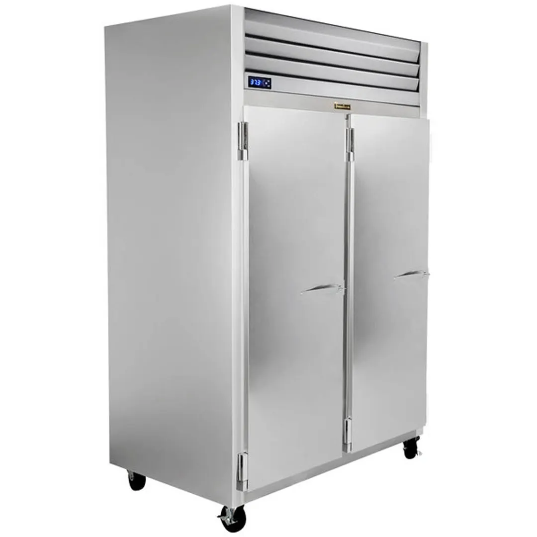 Traulsen G20013 52" Two Section Reach-In Refrigerator w/ 2 Solid Doors (hinged left/left), Top Mount, 46 cu. ft.