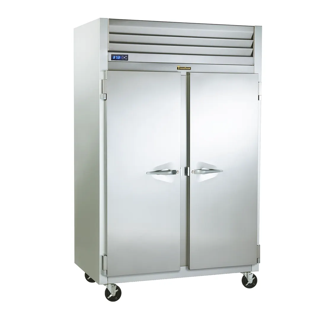 Traulsen G20013P 52" 2-Section Pass-Thru Refrigerator w/ 4 Solid Doors (right/right hinged), R450A, 48.87 cu. ft.
