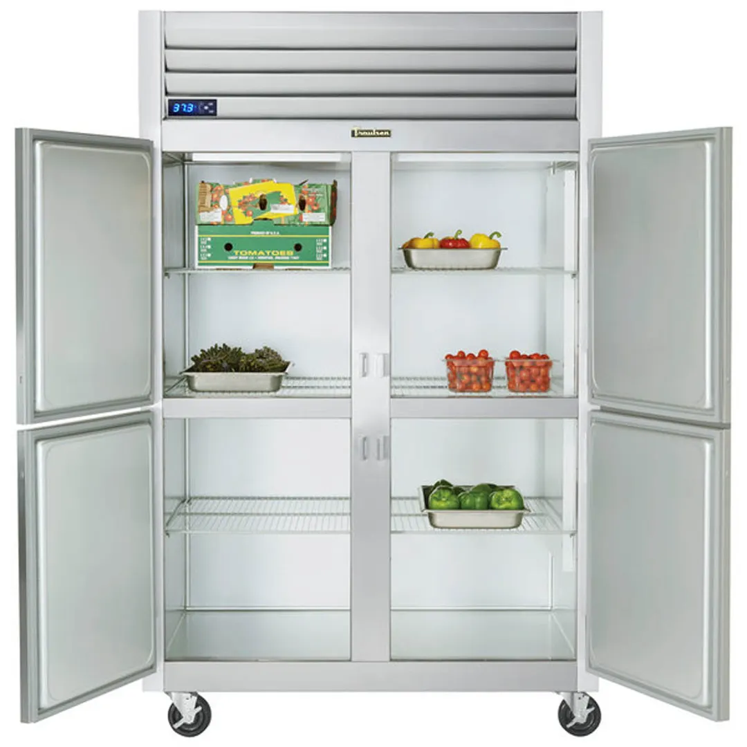 Traulsen G20044-032 52" 2-Section Pass-Thru Refrigerator w/ 4 Solid Doors (left/right hinged), R450A, 48.87 cu. ft.