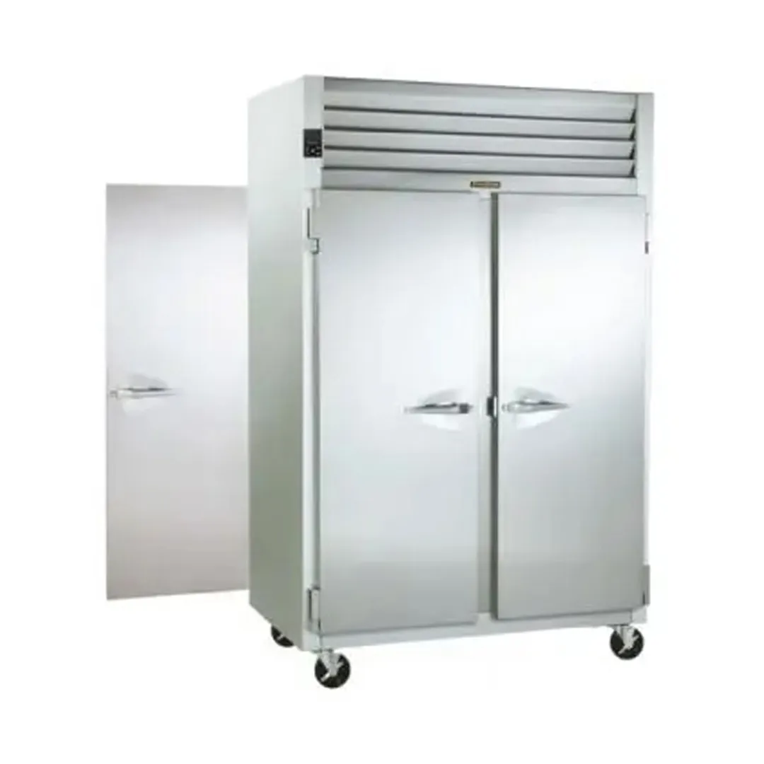 Traulsen G20054-032 52" 2-Section Pass-Thru Refrigerator w/ 4 Solid Doors (left/right hinged), R290, 48.87 cu. ft.