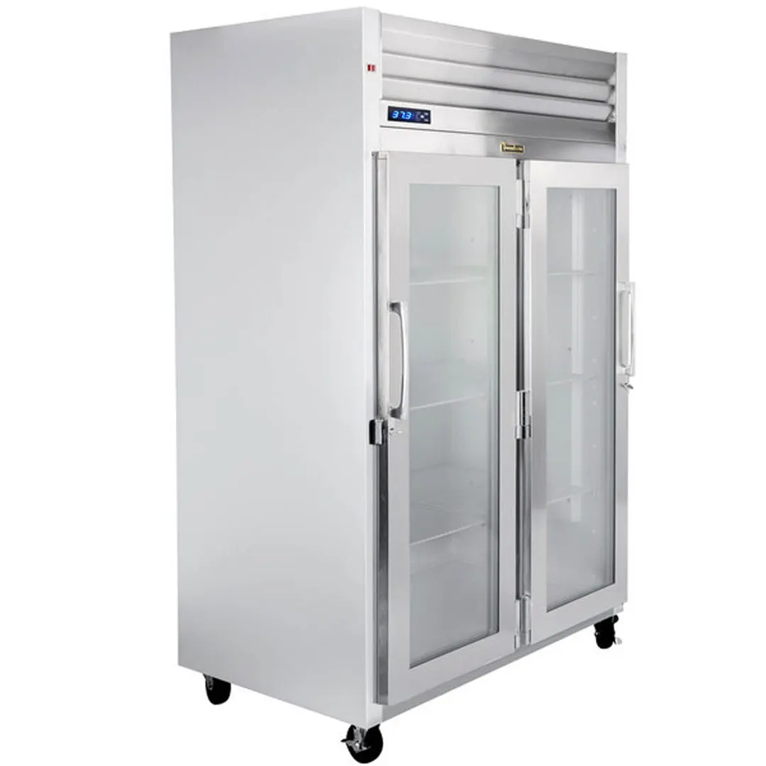 Traulsen G21011-032 52" 2-Section Reach-In Refrigerator w/ 2 Glass Doors (hinged right/left), Top Mount, 46.9 cu. ft.