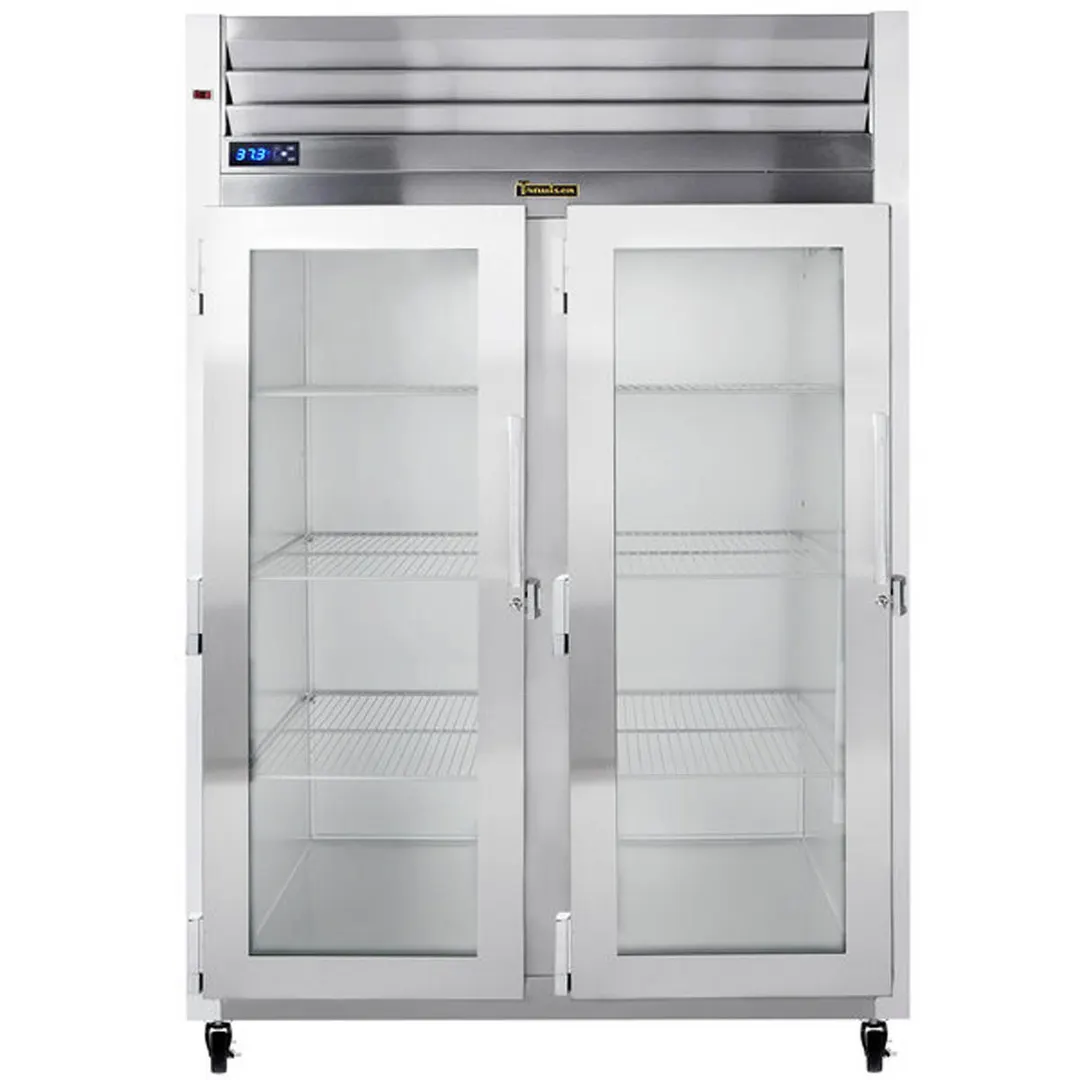 Traulsen G21013-032 52" Reach-In Refrigerator w/ 2 Glass Doors (hinged left/left), Top Mount, 46.9 cu. ft.