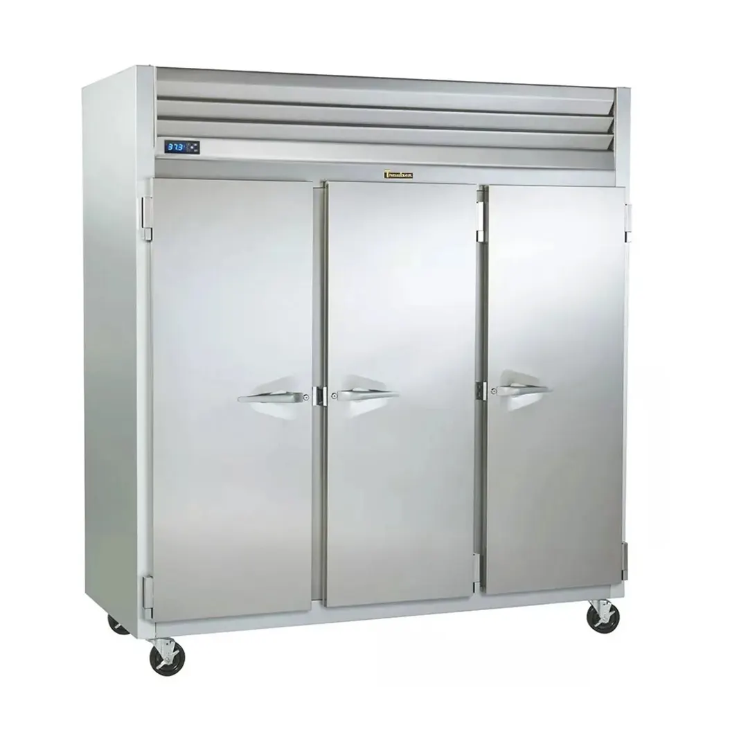 Traulsen G3001 76" 3-Section Reach-In Refrigerator w/ 3 Solid Doors, Top Mount, 69.3 cu. ft.