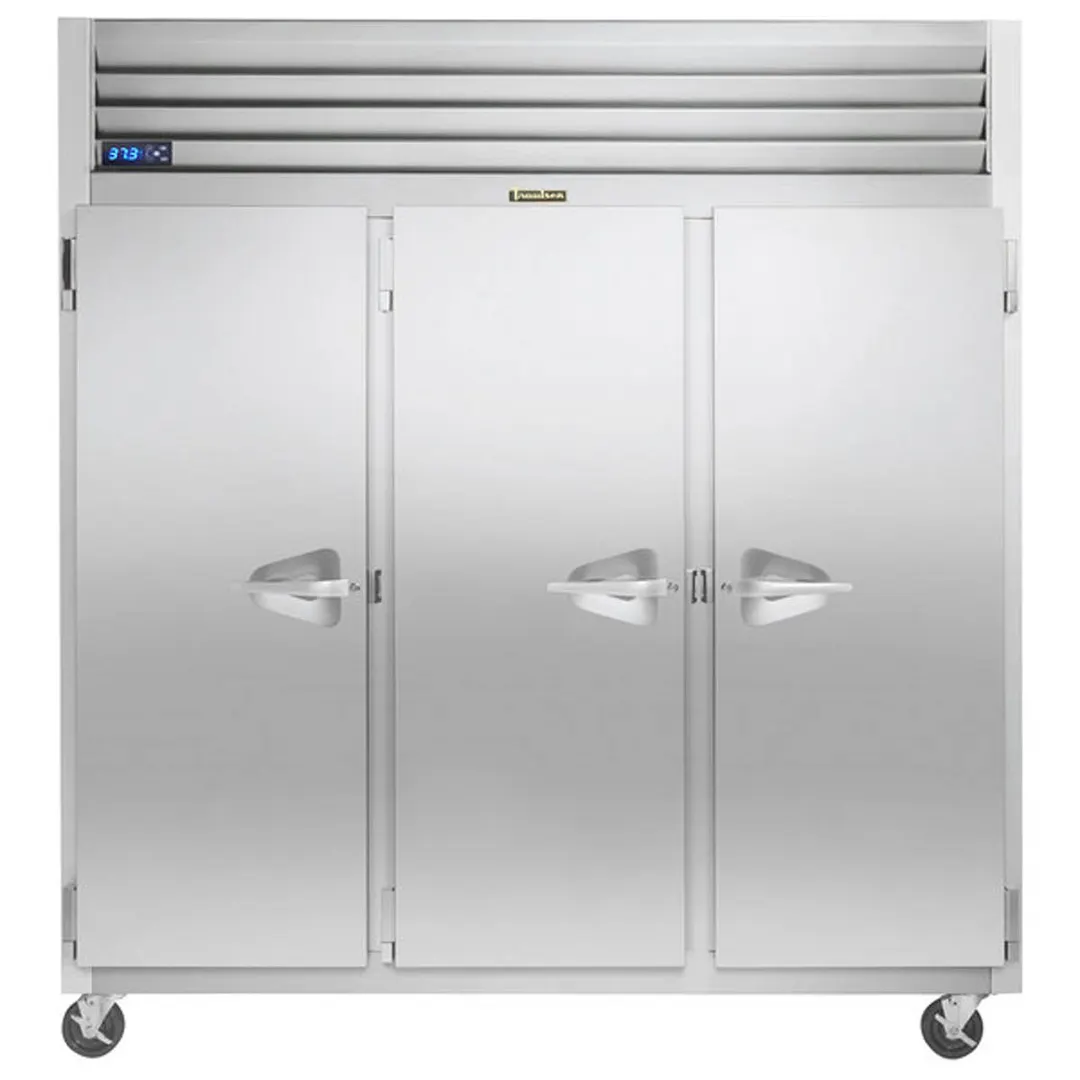 Traulsen G30011-032 76" 3-Section Reach-In Refrigerator w/ 3 Solid Doors (hinged left/left/right), Top Mount, 69.3 cu. ft.