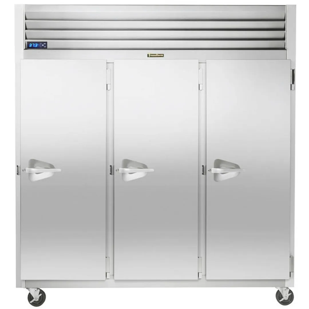 Traulsen G30012-032 76" Reach-In Refrigerator w/ 3 Solid Doors (hinged right/right/right), Top Mount, 69.3 cu. ft.
