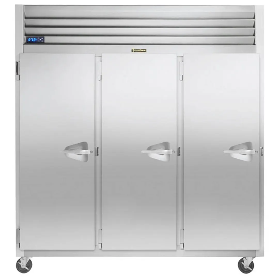 Traulsen G30013-032 76" Reach-In Refrigerator w/ 3 Solid Doors (hinged left/left/left), Top Mount, 69.3 cu. ft.
