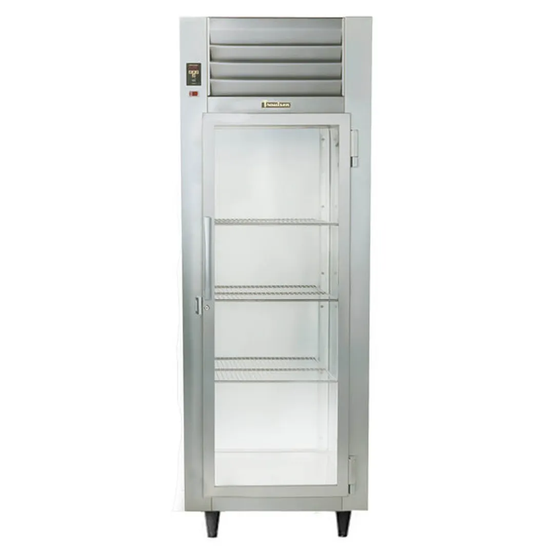 Traulsen RHT132DUT-FHG 24" 1-Section Reach-In Refrigerator w/ Glass Door, Top Mount, 19.17 cu. ft.
