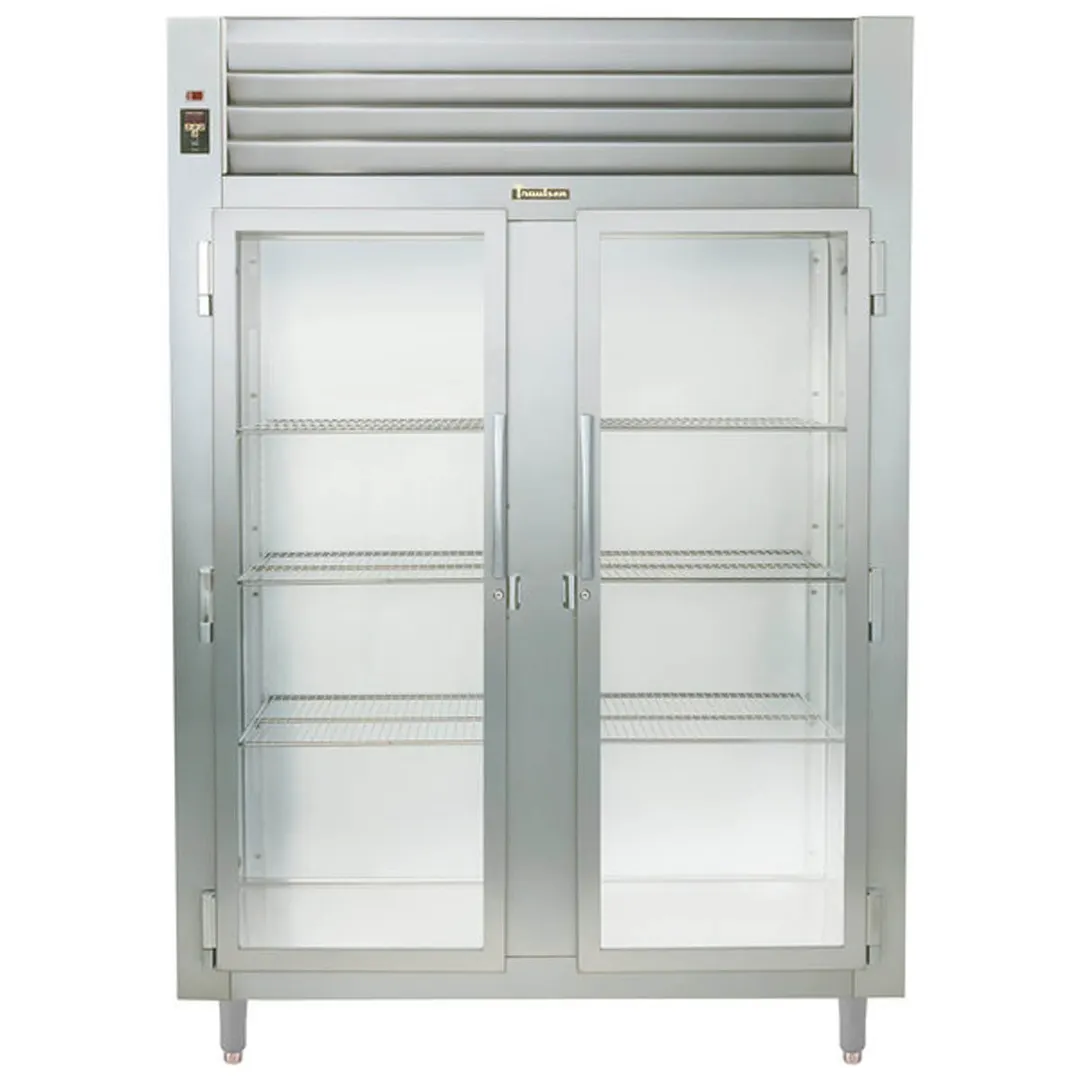 Traulsen RHT226WUT-FHG 58" 2-Section Reach-In Refrigerator w/ 2 Glass Doors, Top Mount, 40.57 cu. ft.