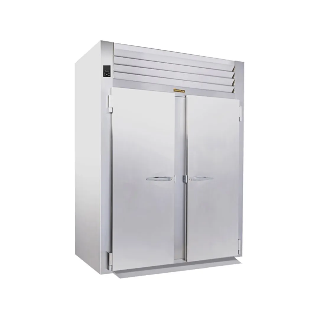 Traulsen RIF232LUT-FHS 68" 2-Solid Door Roll-In Freezer, Top Mounted, 73 cu. ft., Stainless Steel
