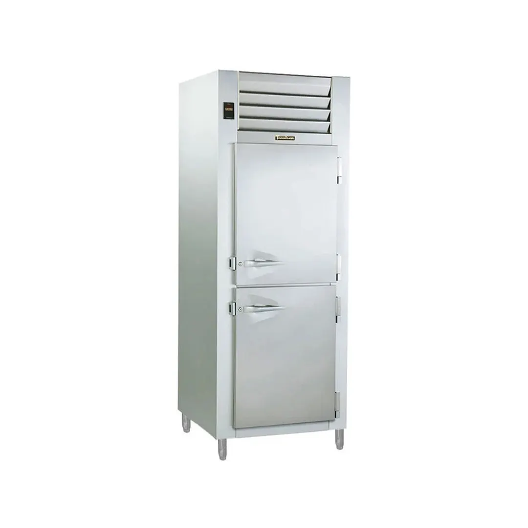 Traulsen RLT132W-HHS 30" 2-Half Solid Door Reach-In Freezer, Stainless Steel, Remote, 23.5 cu. ft.