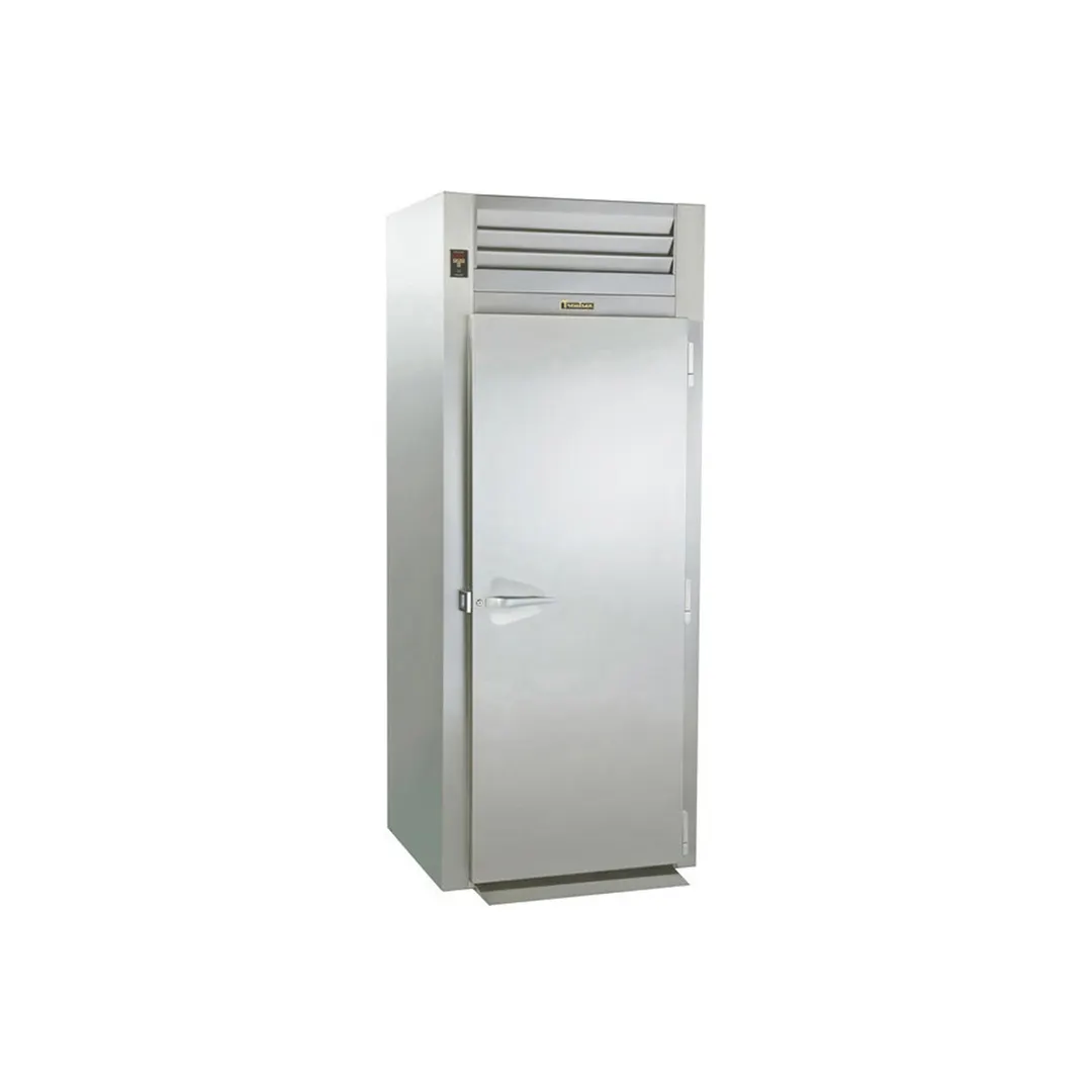 Traulsen RRI132LP-FHS 35"1-Section Roll-Thru Refrigerator w/ 2 Solid Doors, Remote, 38 cu. ft.