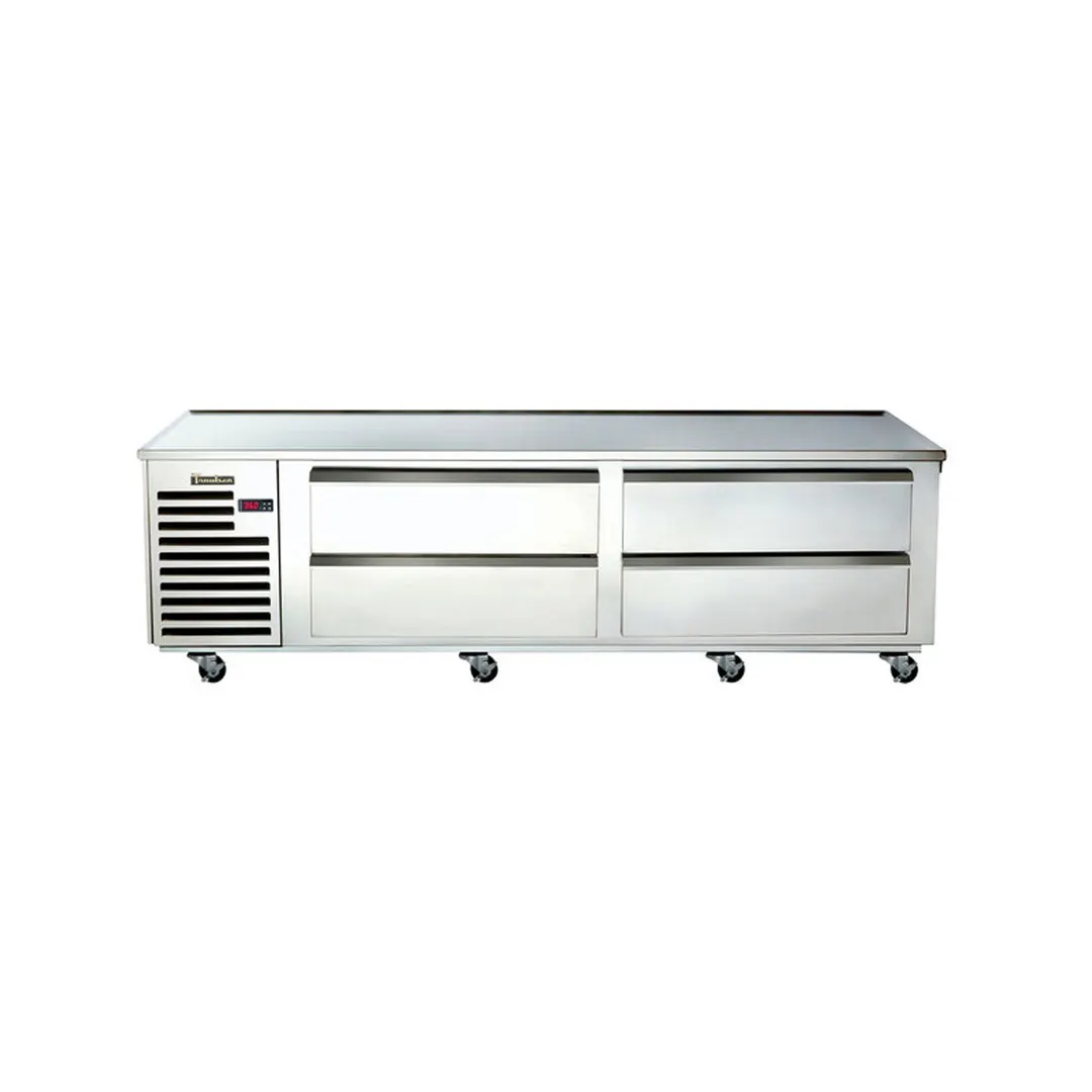 Traulsen TE072LT 72" 4 Drawers Spec-Line Freezer Chef Bases w/ Marine Edge