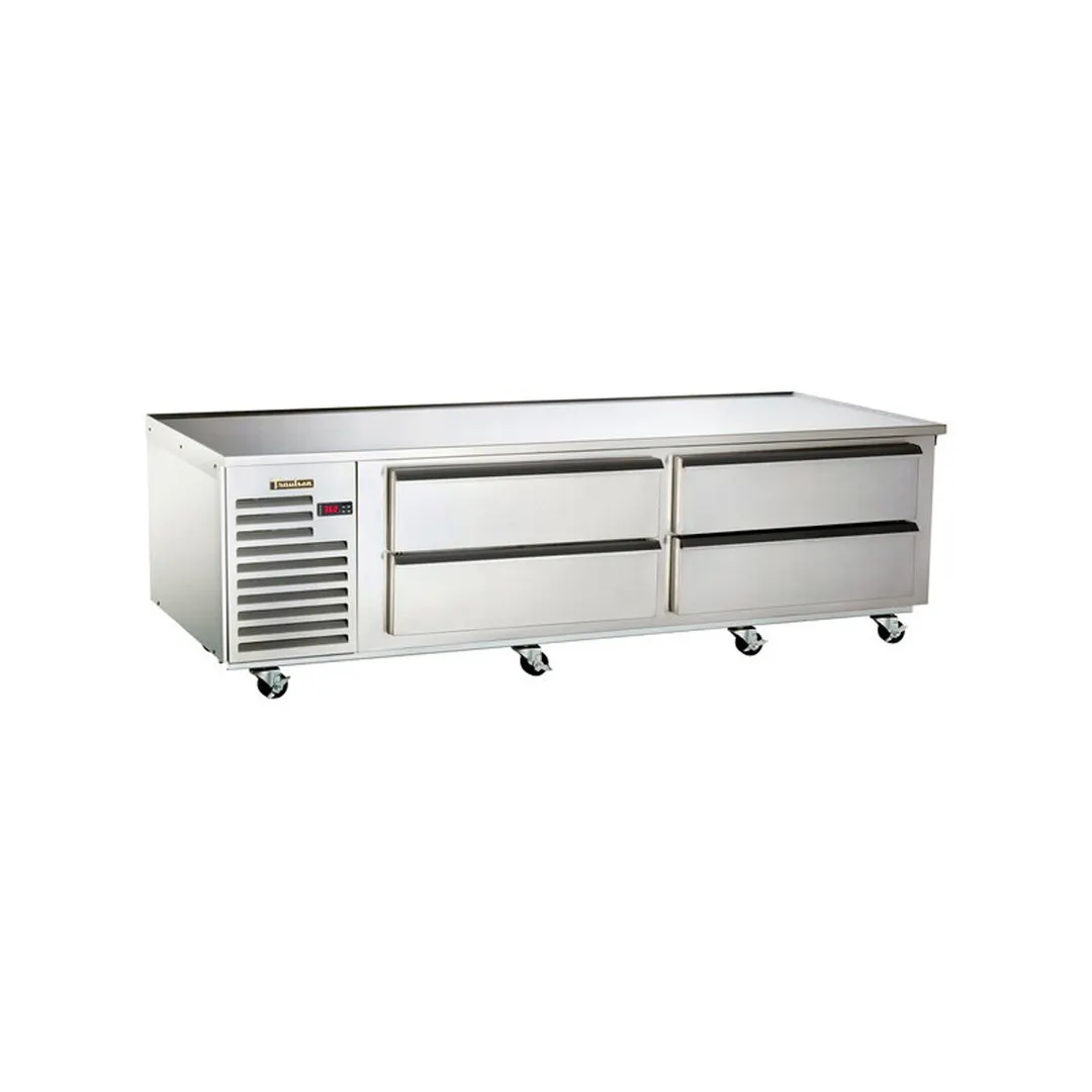 Traulsen TE072LT 72" 4 Drawers Spec-Line Freezer Chef Bases w/ Marine Edge