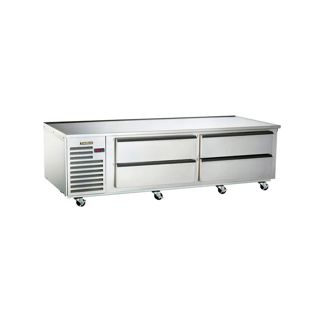 Traulsen TE084LT 84" 4 Drawers Spec-Line Freezer Chef Bases w/ Marine Edge