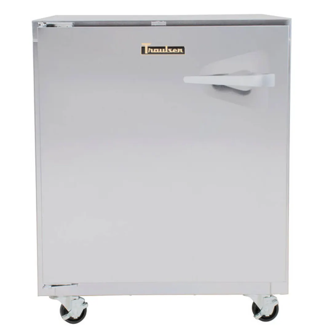 Traulsen UHT27-L-SB 27" 1-Door Undercounter Refrigerator, Stainless Steel, Front Breathing, 7.3 cu. ft.