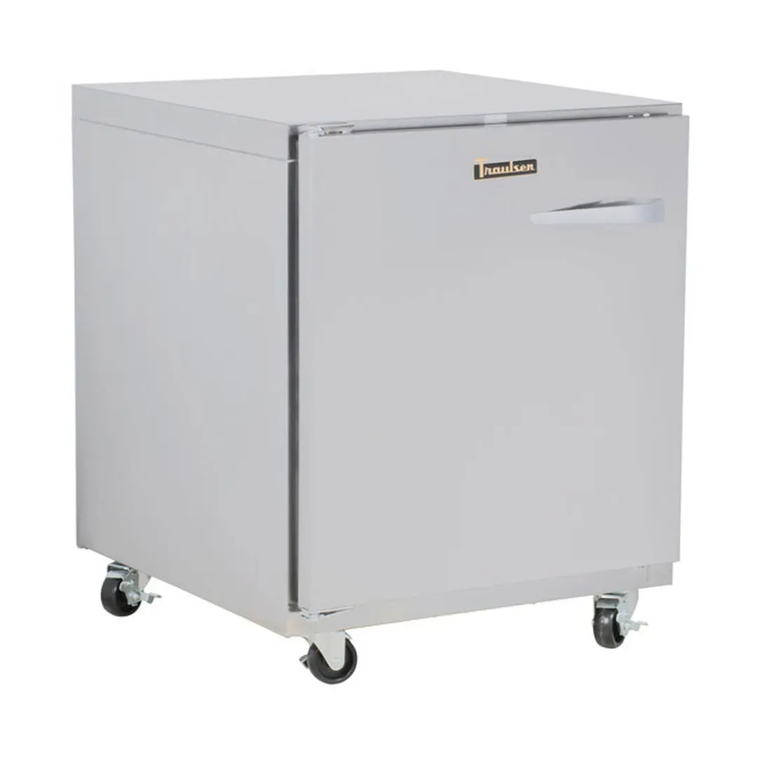 Traulsen UHT27-L-SB 27" 1-Door Undercounter Refrigerator, Stainless Steel, Front Breathing, 7.3 cu. ft.