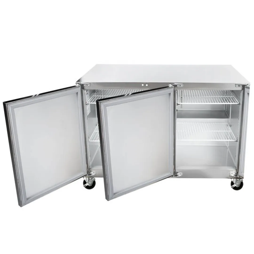 Traulsen UHT48-LL 48" 2-Door Undercounter Refrigerator, Stainless Steel, Front Breathing, 13.5 cu. ft.
