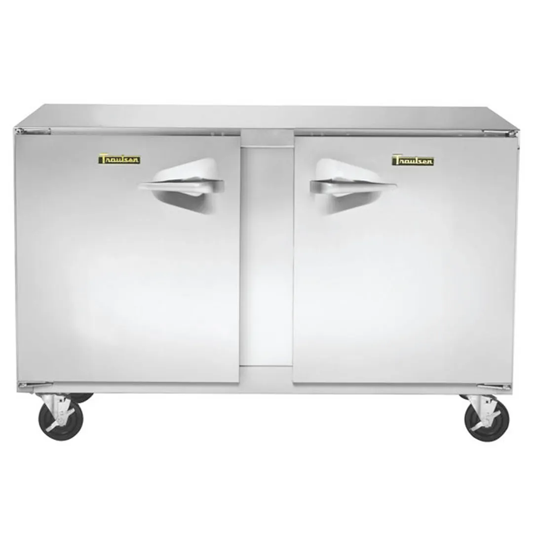 Traulsen UHT48-LR-SB 48" 2-Door Undercounter Refrigerator, Stainless Steel, 13.5 cu ft, Front Breathing