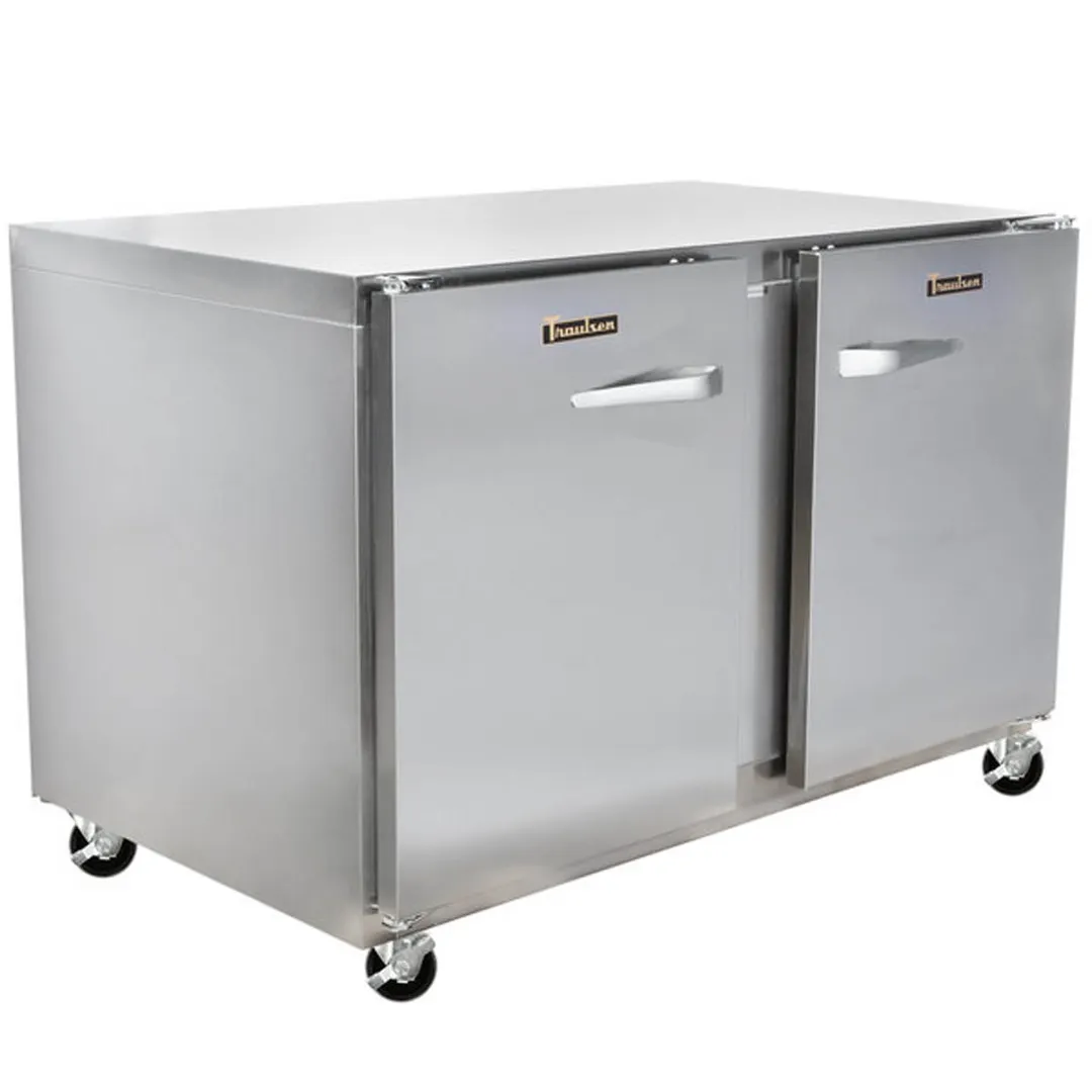 Traulsen UHT48-LR 48" 2-Section Undercounter Refrigerator w/ 2 Doors, 13.5 cu. ft.