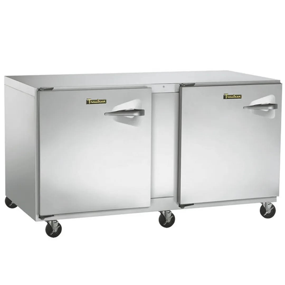 Traulsen UHT72-LL 72" 2-Door Undercounter Refrigerator, Stainless Steel, Front Breathing, 17.5 cu. ft.