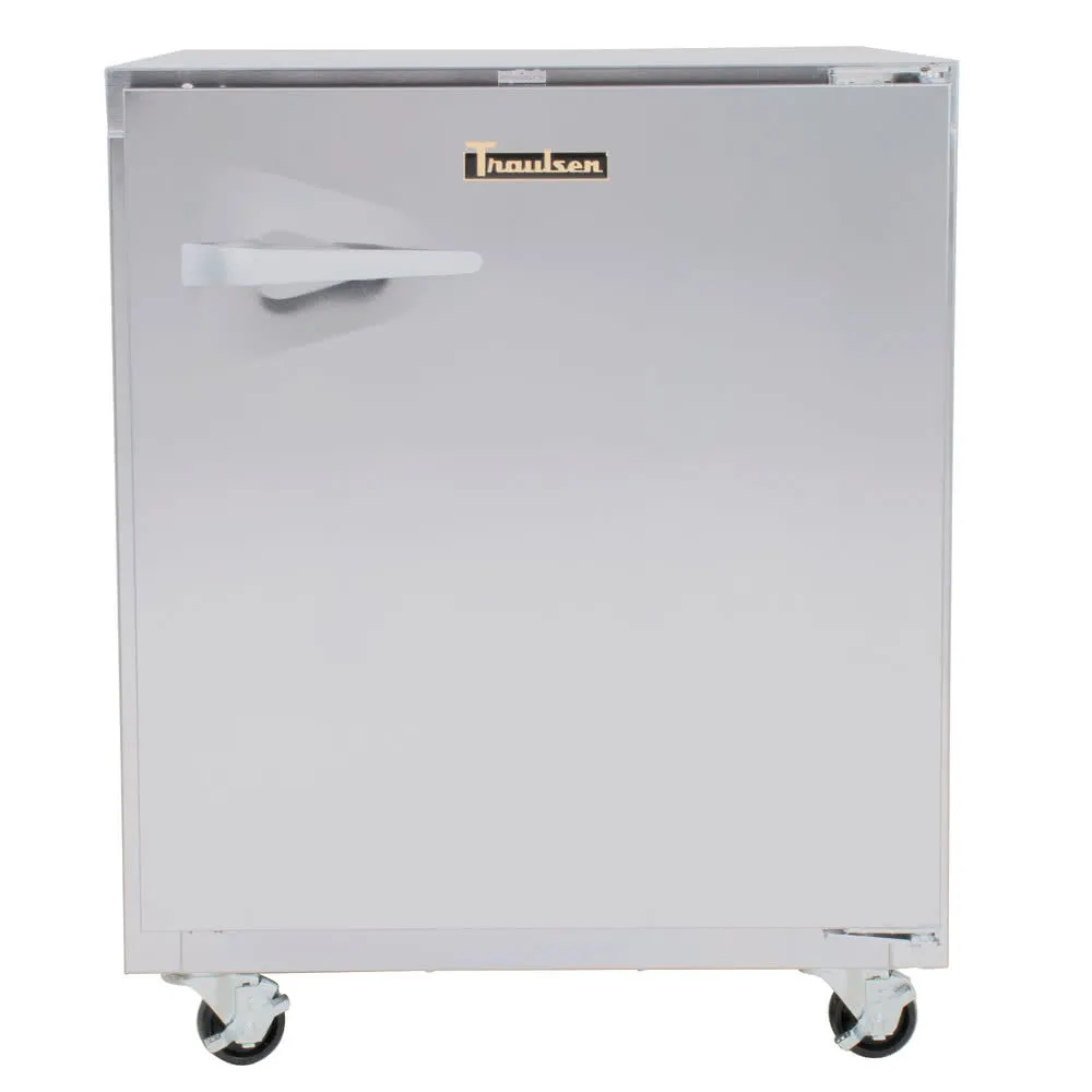 Traulsen ULT27-R-SB 27" 1-Door Undercounter Freezer, Stainless Steel Exterior, Front Breathing, 7.35 cu. ft.