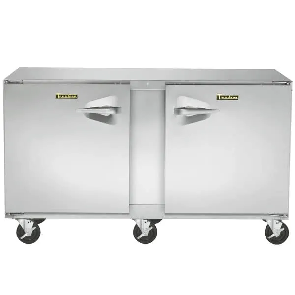 Traulsen ULT60-LR 60" 2-Door Undercounter Freezer, Stainless Steel, Front Breathing, 17.5 cu. ft.