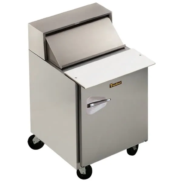 Traulsen UPT3212-R-SB 32" 1-Door Sandwich and Salad Prep Table, 12 Pans, Stainless Steel