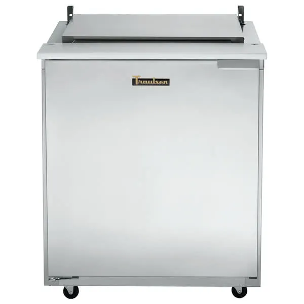 Traulsen UST276-R-SB 27" 1-Door Sandwich and Salad Prep Table, 6 Pans, Stainless Steel