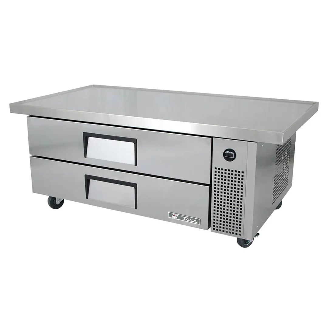True TRCB-52-60-HC 60" 2 Drawers Refrigerated Chef Base, (6) 12" x 20" Pan Capacity