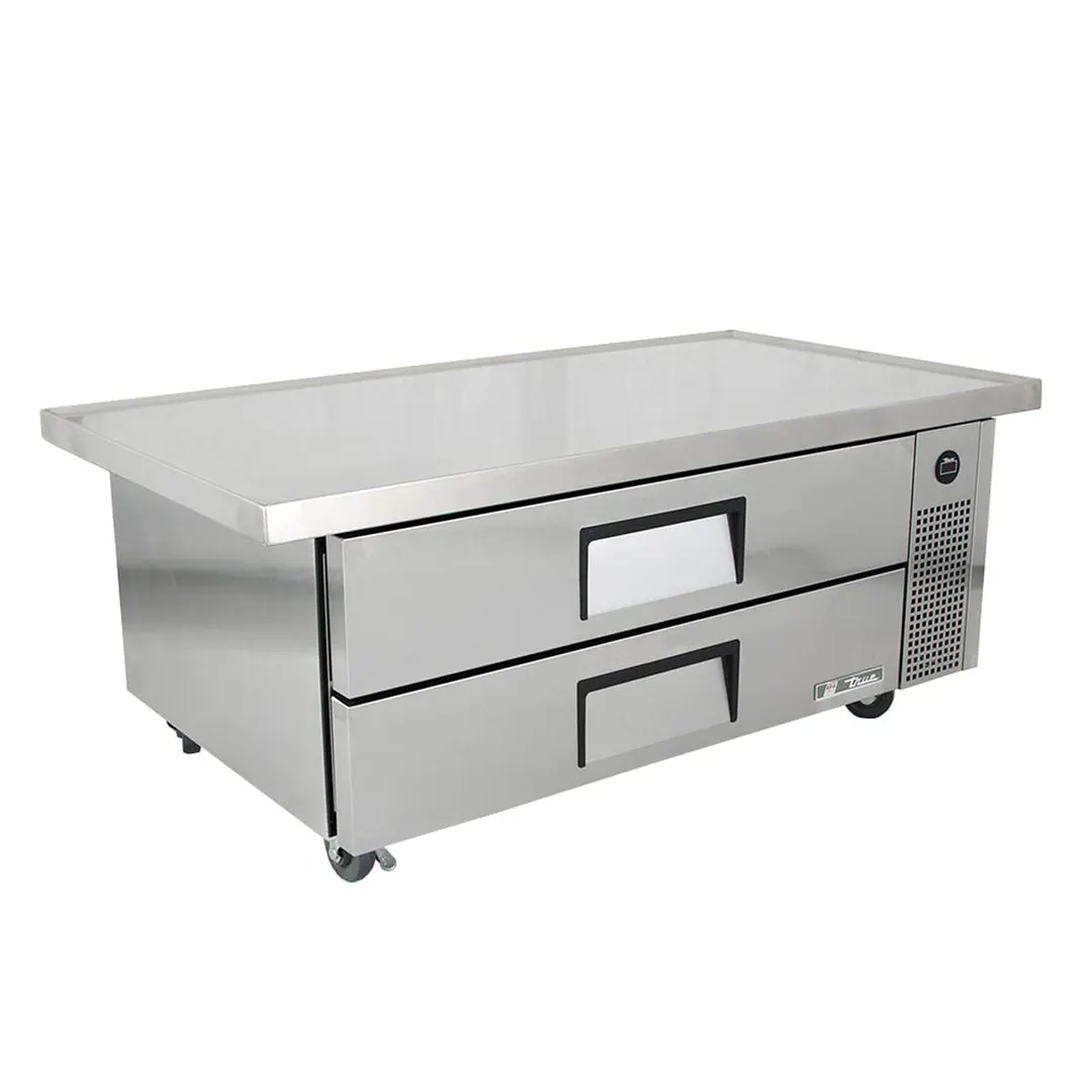 True TRCB-52-60-HC 60" 2 Drawers Refrigerated Chef Base, (6) 12" x 20" Pan Capacity