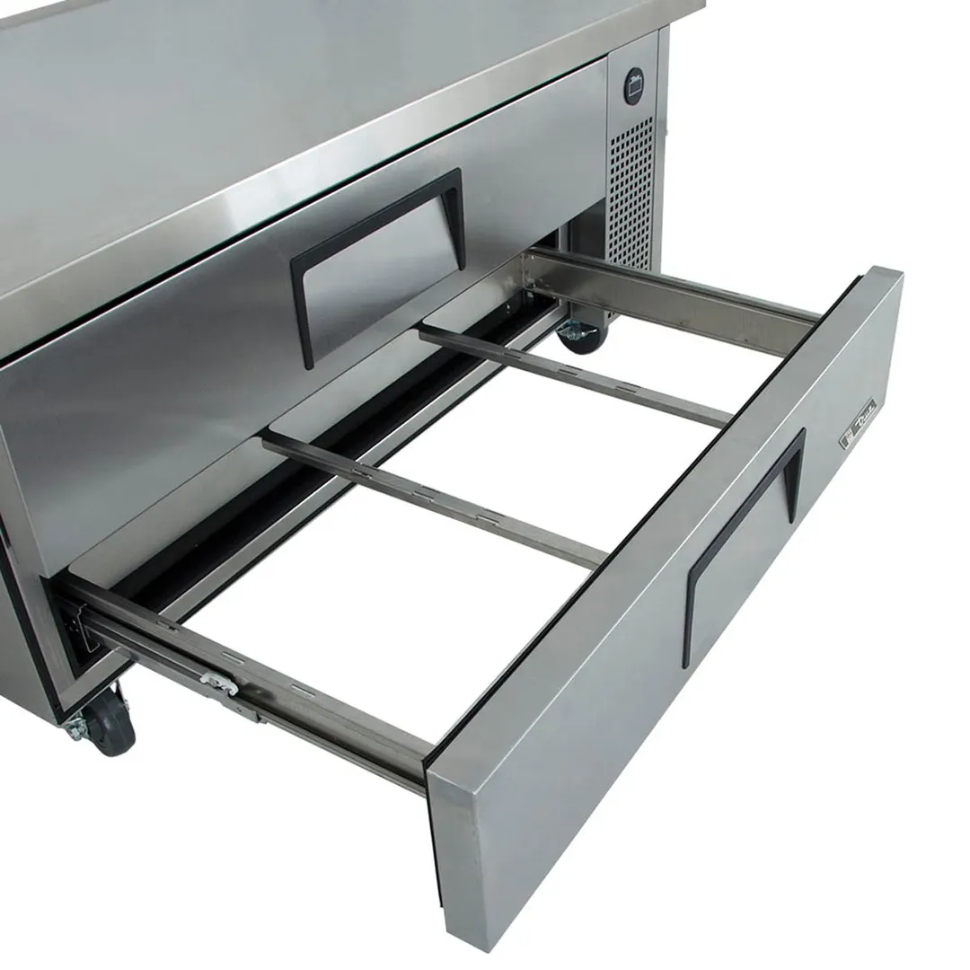 True TRCB-52-60-HC 60" 2 Drawers Refrigerated Chef Base, (6) 12" x 20" Pan Capacity