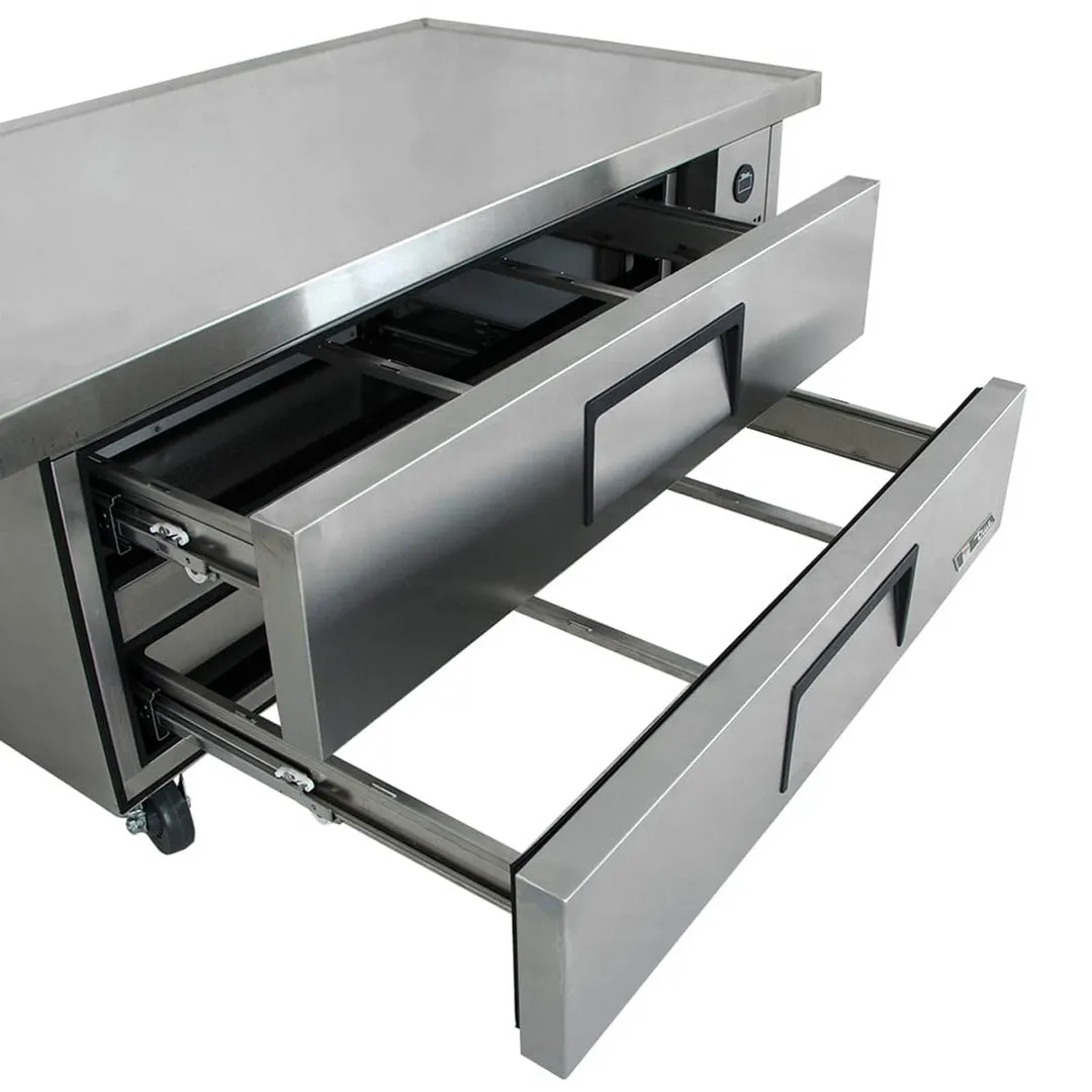True TRCB-52-60-HC 60" 2 Drawers Refrigerated Chef Base, (6) 12" x 20" Pan Capacity