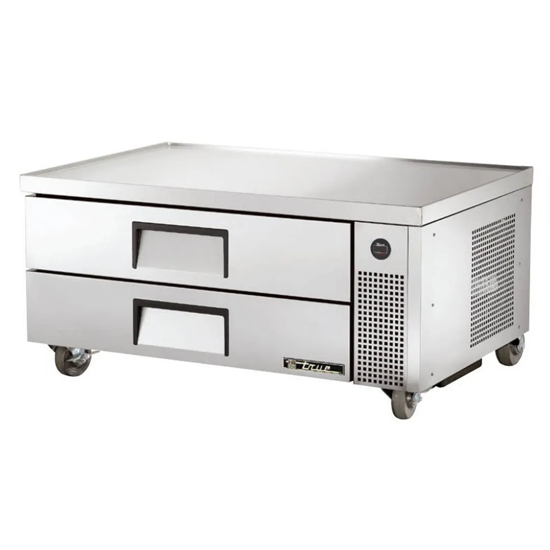True TRCB-52-HC 51" 2 Drawers Refrigerated Chef Base, (6) 12" x 20" Pan Capacity