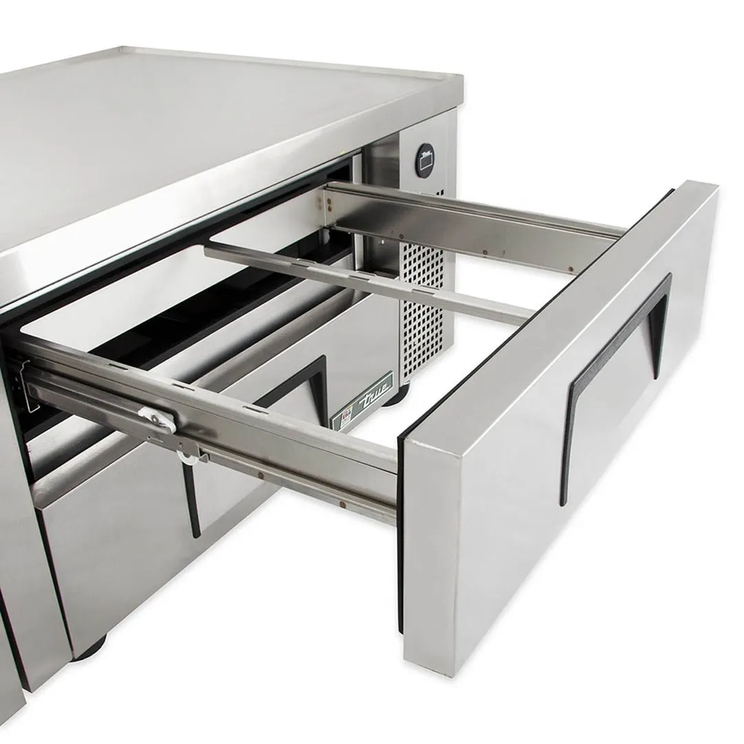 True TRCB-72-HC 72" 4 Drawers Refrigerated Chef Base, (8) 12" x 20" Pan Capacity