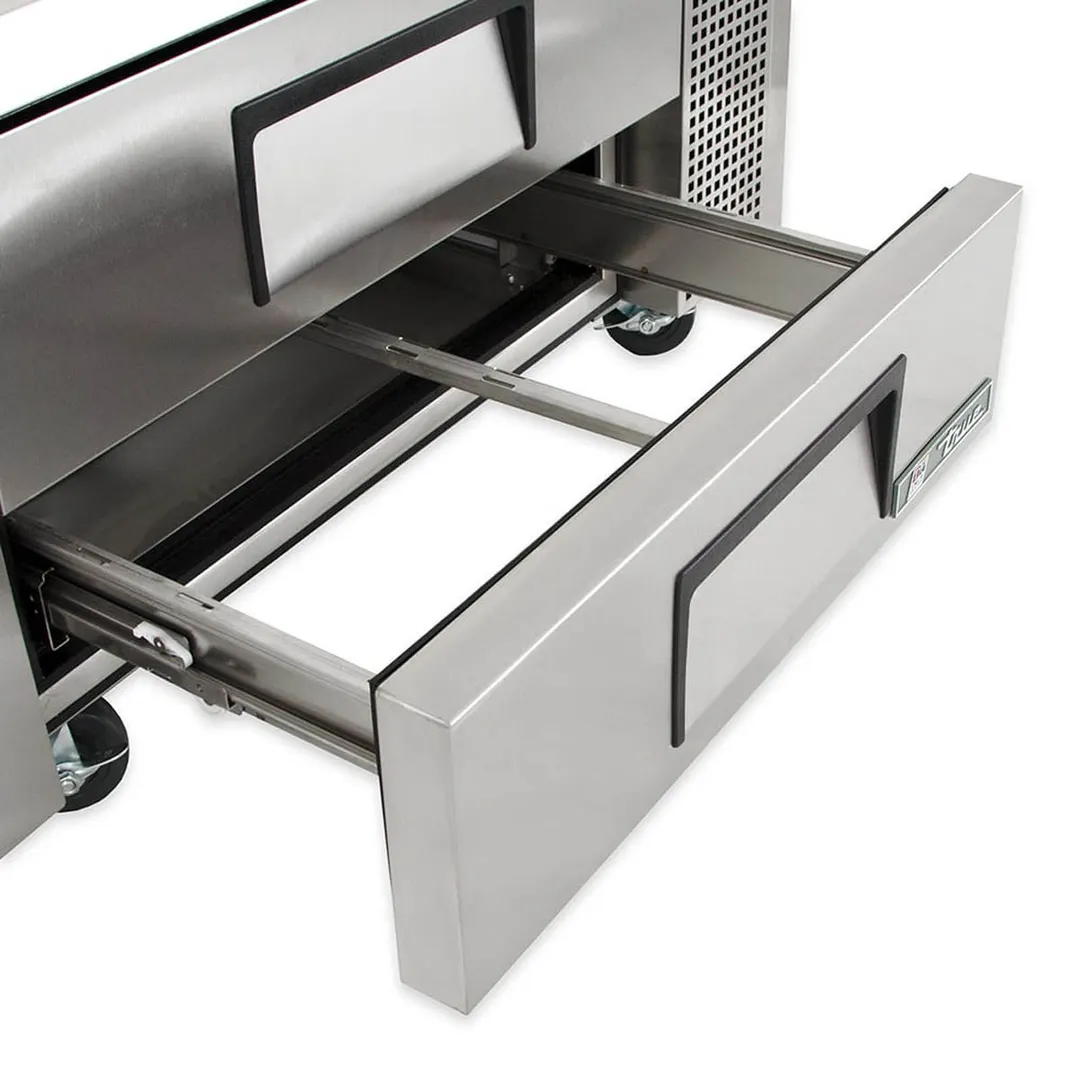 True TRCB-72-HC 72" 4 Drawers Refrigerated Chef Base, (8) 12" x 20" Pan Capacity