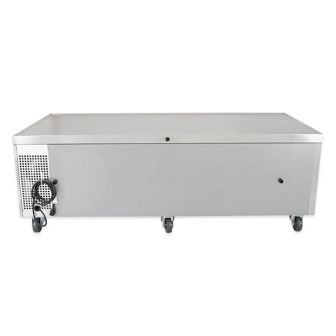 True TRCB-72-HC 72" 4 Drawers Refrigerated Chef Base, (8) 12" x 20" Pan Capacity