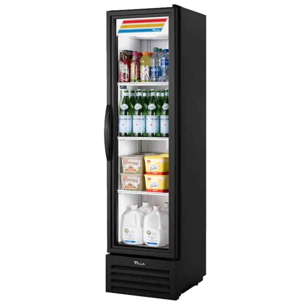 True T-11G-HC~TSL01 19" 1-Section Reach-In Refrigerator w/ Glass Door, Bottom Mount, All Painted Exterior