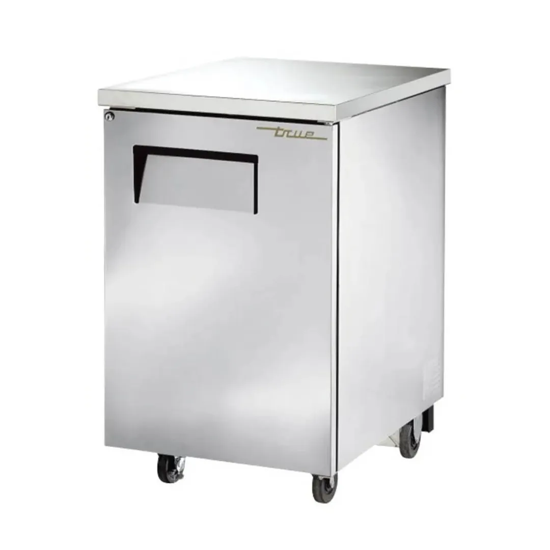 True TBB-1-S-HC 23" Solid Swing Door Stainless Steel Back Bar Cooler w/ Hydrocarbon