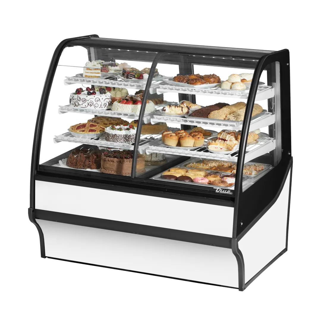 True TDM-DZ-48-GE/GE-S-W 48" Dry / Refrigerated Bakery Case, Stainless Steel