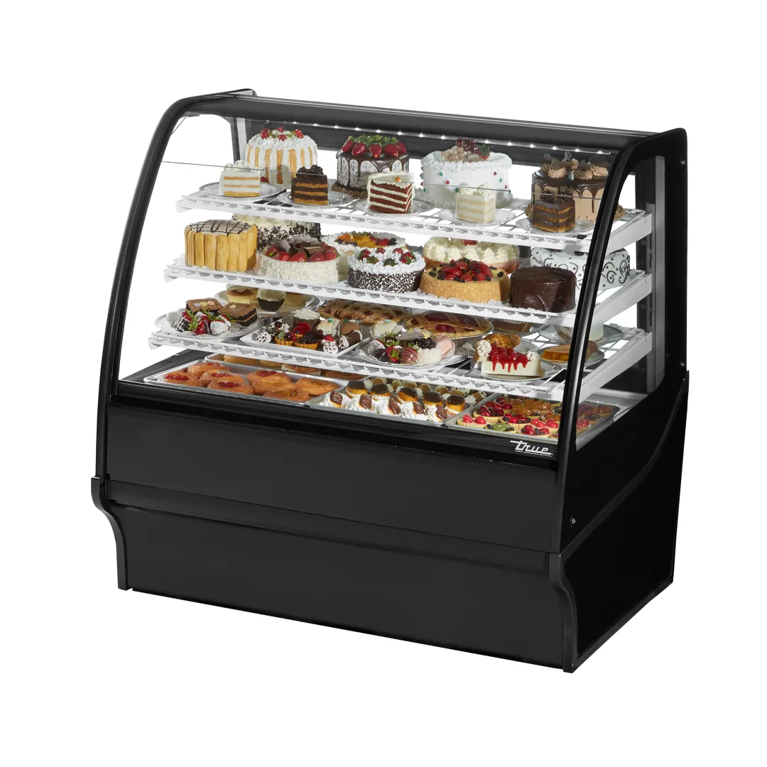 True TDM-R-48-GE/GE-S-S 48" Refrigerated Bakery Display Case, Stainless Steel