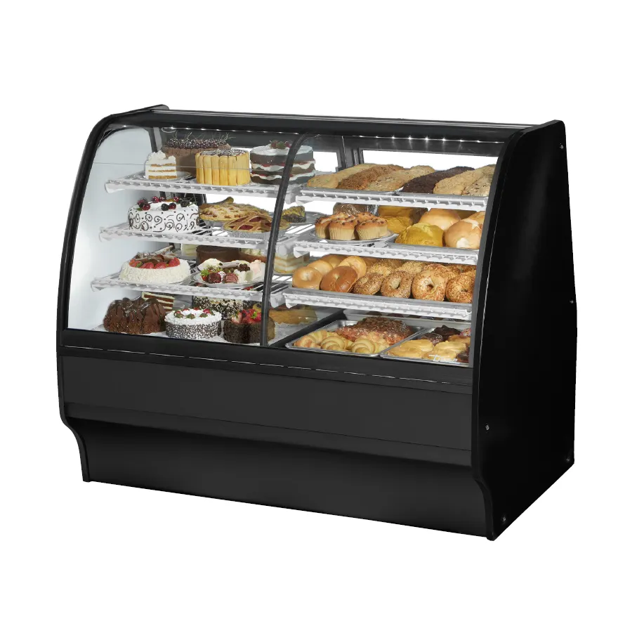 True TGM-DZ-59-SC/SC-W-W 59" White Dry / Refrigerated Bakery Case