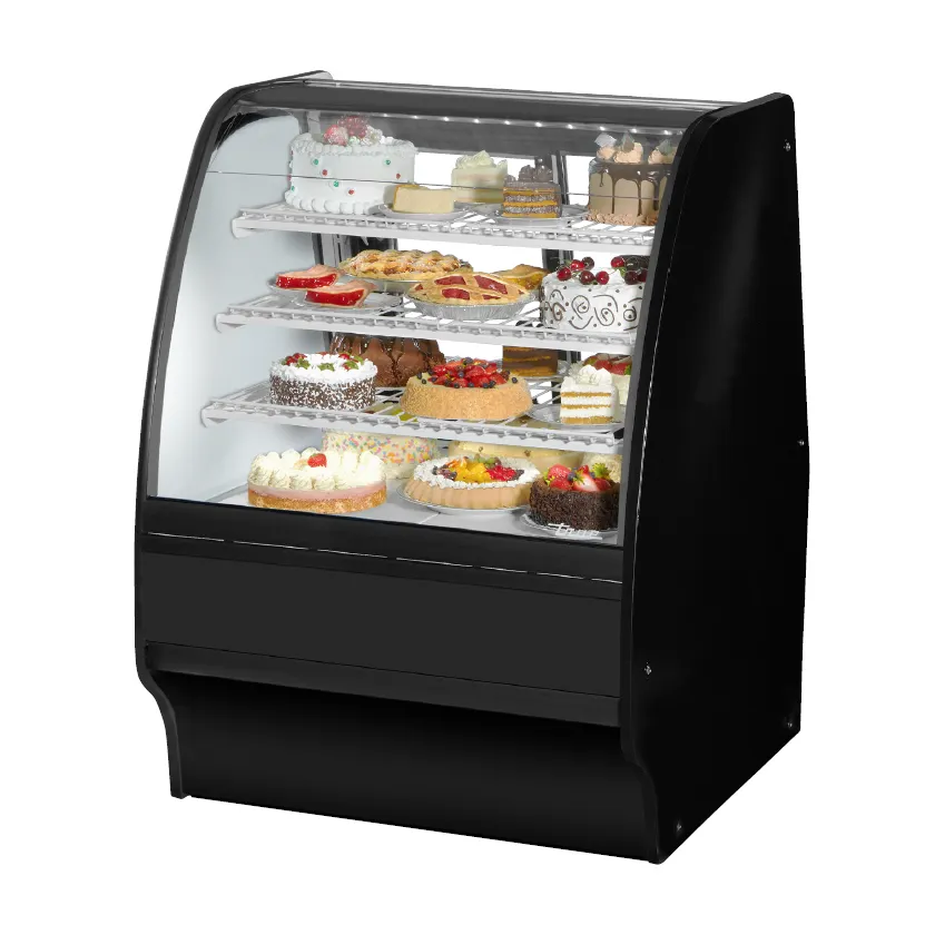 True TGM-R-36-SC/SC-S-W 36" Refrigerated Bakery Display Case, Stainless Steel