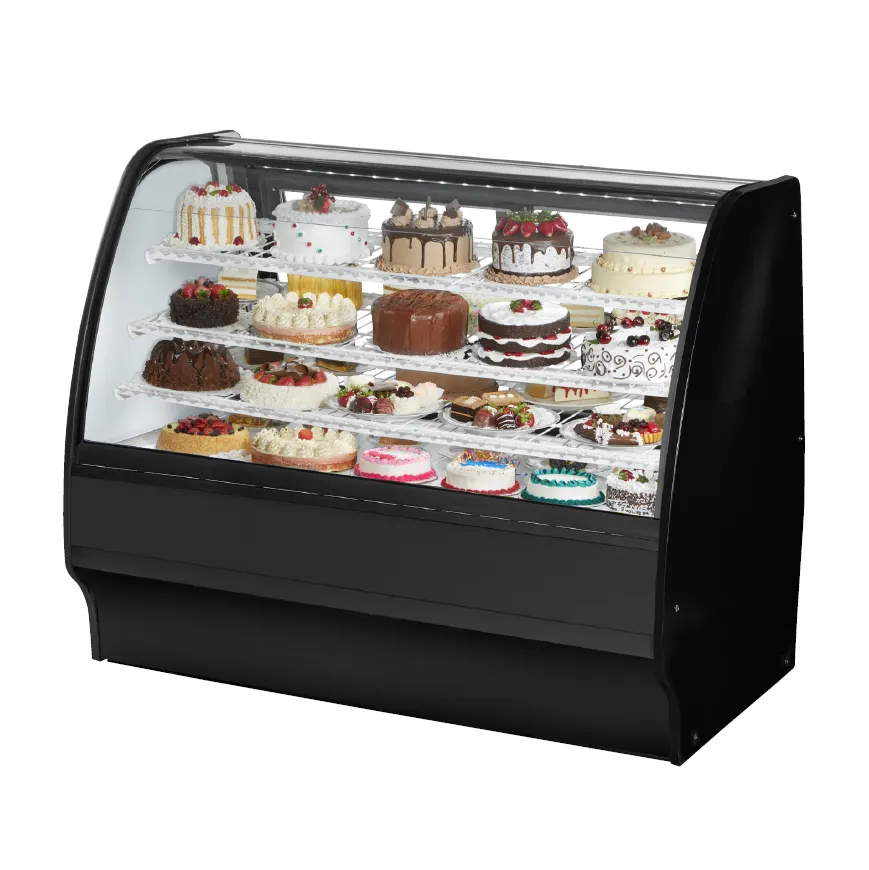True TGM-R-59-SC/SC-S-S 59" Refrigerated Bakery Display Case, Stainless Steel