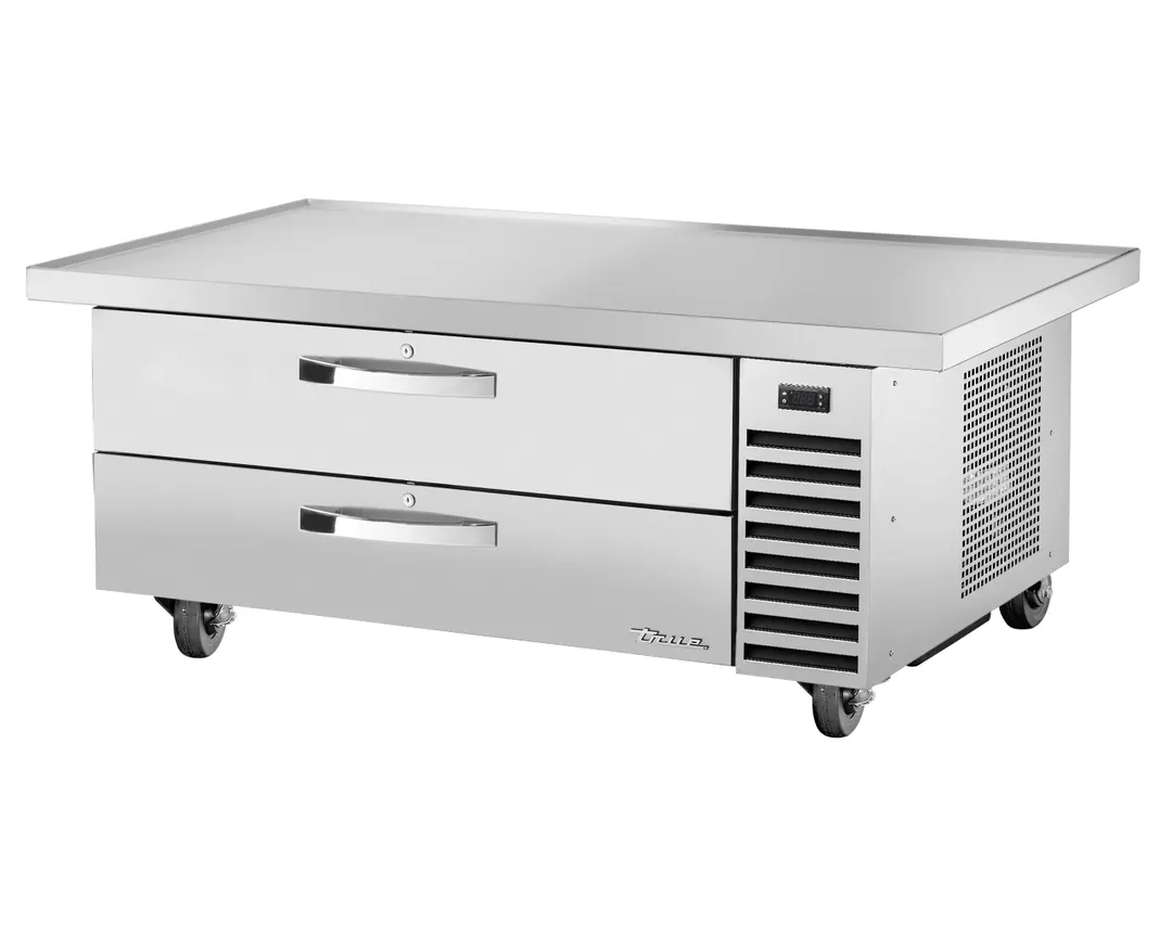 True TRCB-52-60-HC~SPEC3 60" 2 Drawers Refrigerated Chef Base, (6) 12" x 20" Pan Capacity