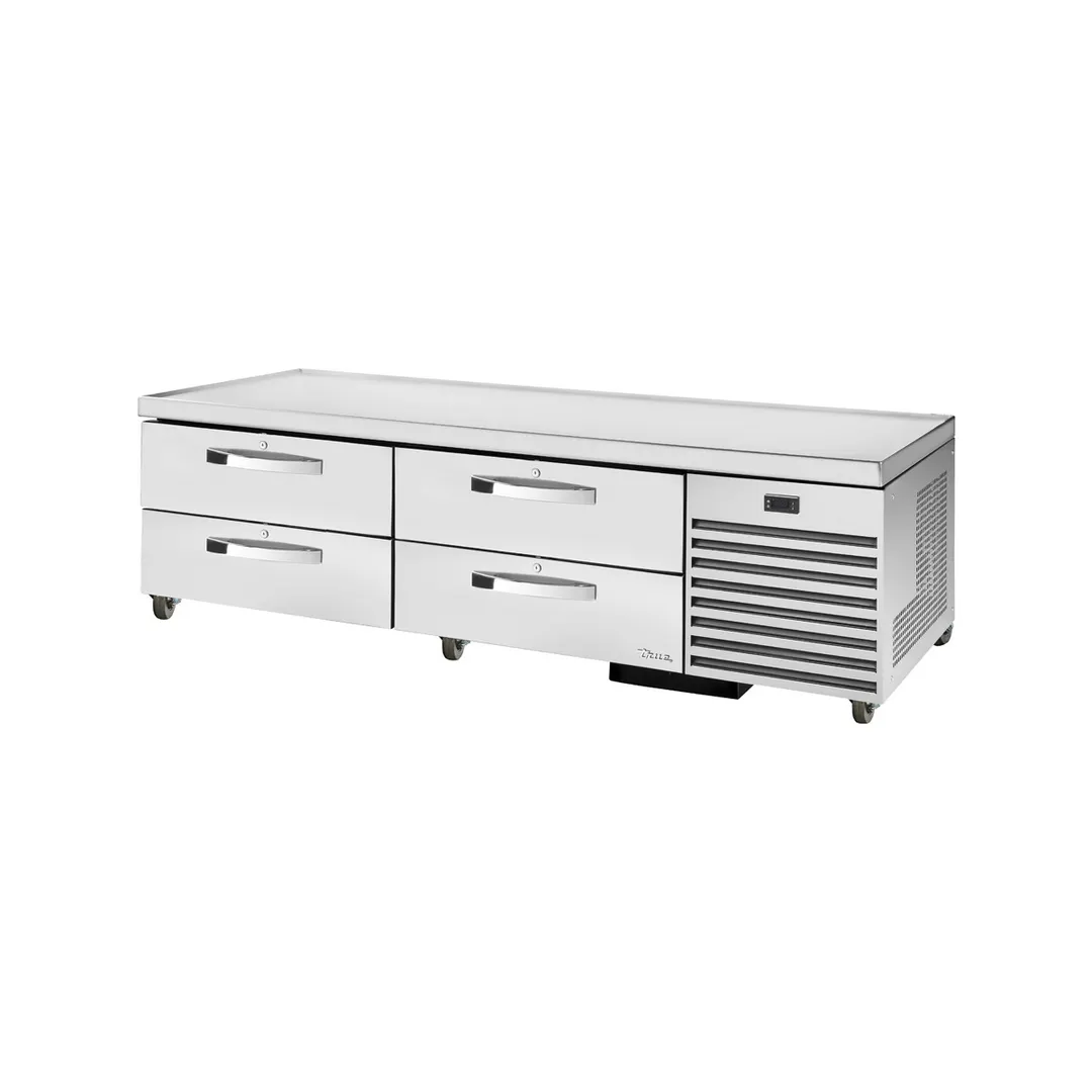 True TRCB-79-HC~SPEC3 79" 4 Drawers Refrigerated Chef Base,  (8) 12" x 20" Pan Capacity