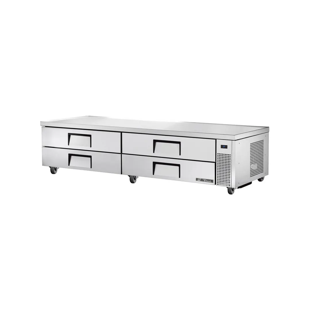True TRCB-96-HC 95" 4 Drawers Refrigerated Chef Base, (12) 12" x 20" Pan Capacity