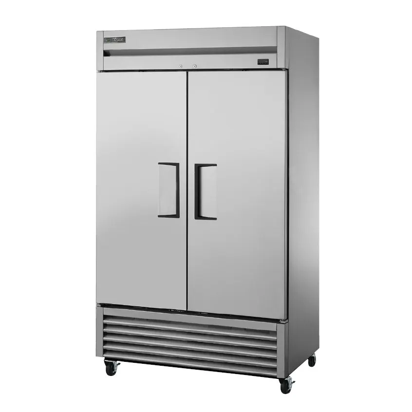 True TS-43F-HC 47" 2-Section Reach-In Freezer, 2 Solid Doors, Bottom Mount, 43 cu. ft., Stainless Steel