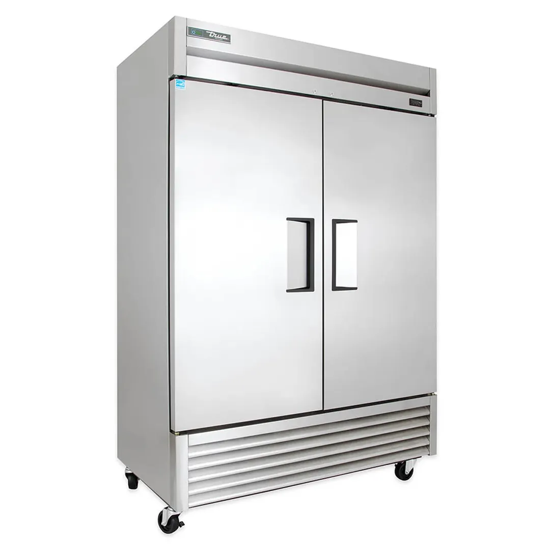 True TS-49F-HC 54" 2-Section Reach-In Freezer, 2 Solid Doors, Bottom Mount, 49 cu. ft., Stainless Steel