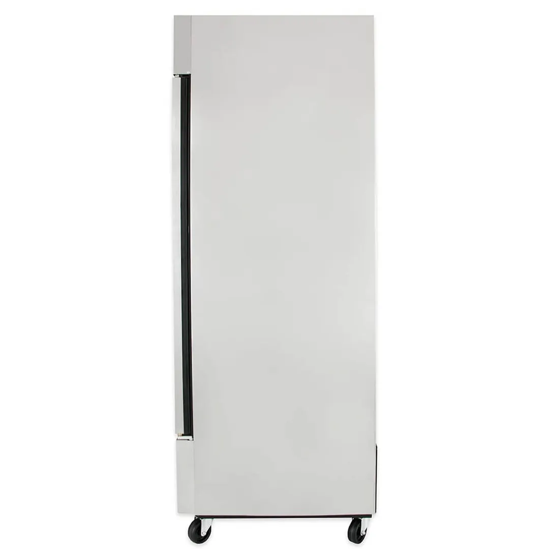 True TS-72-HC 78" 3-Section Reach-In Refrigerator w/ 3 Solid Doors, Bottom Mount, Stainless Steel